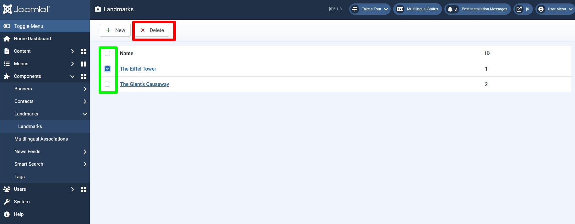 Step 10 Delete Records